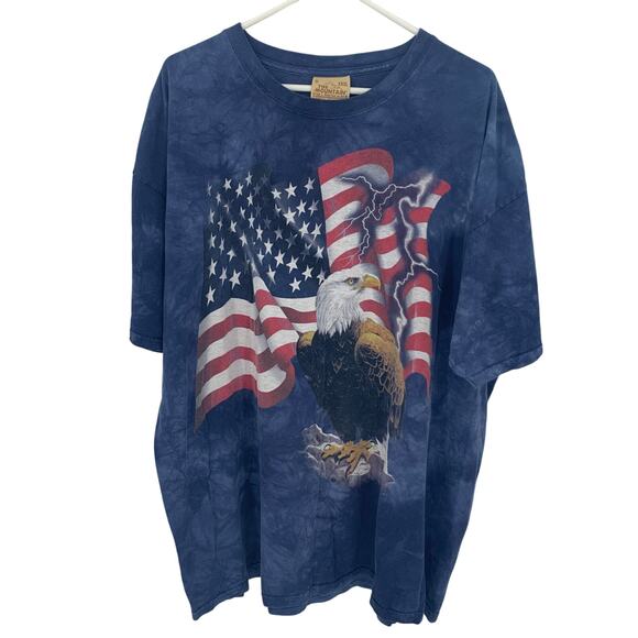 The Mountain Cotton Dyed American Eagle T-Shirt Size XXXL - Picture 1 of 4